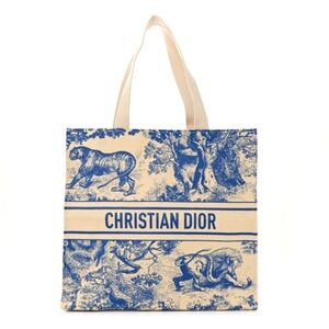 VIP Dior Blue and Cream Tote Bag